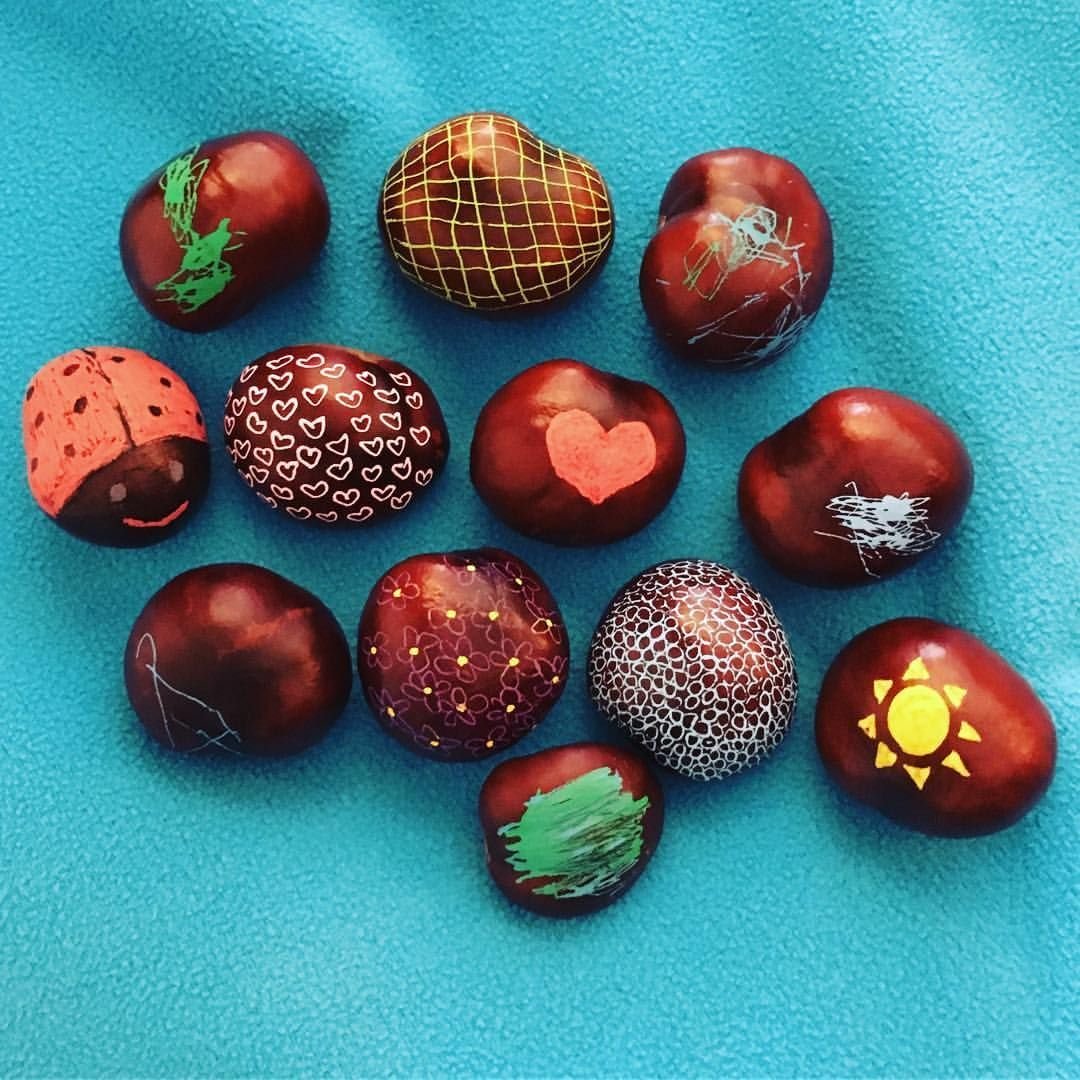 Поделки из каштанов