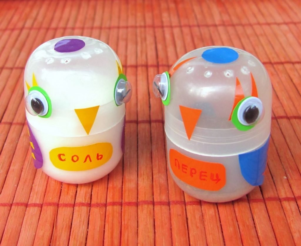 Игрушки из коробочек от Киндер сюрприза