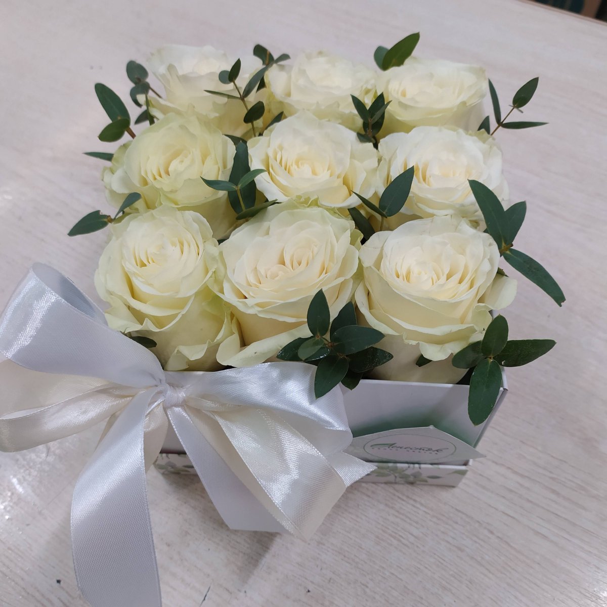 Букет белых роз