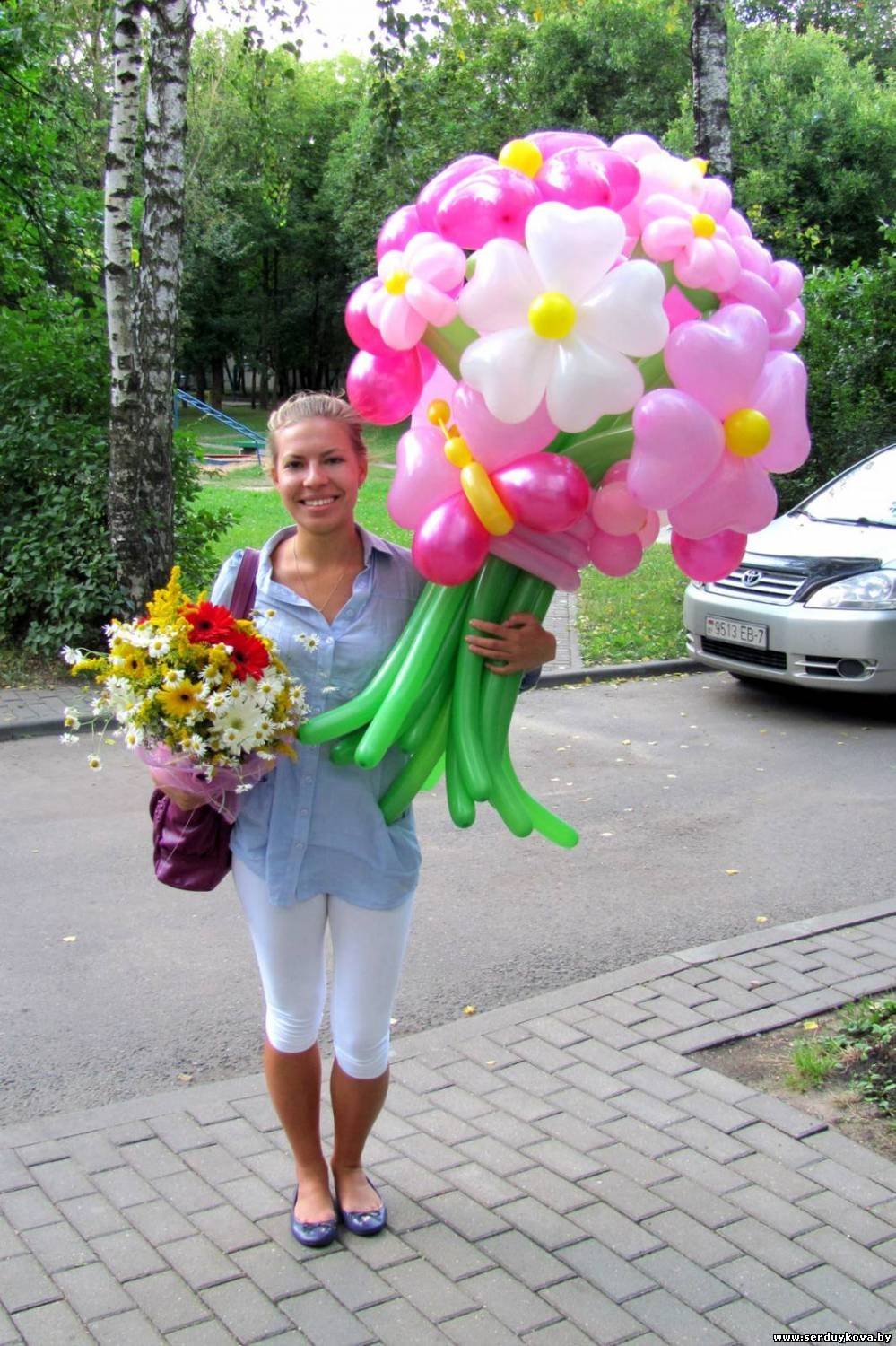 Большой букет из шаров