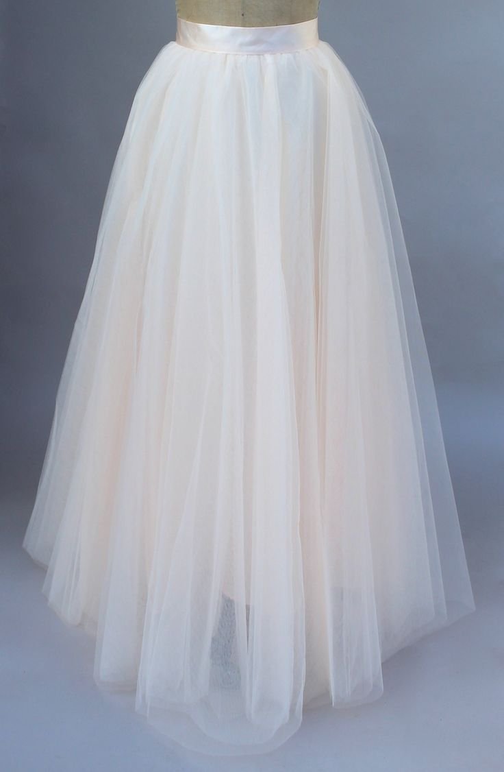 Накладная юбка на свадебное платье