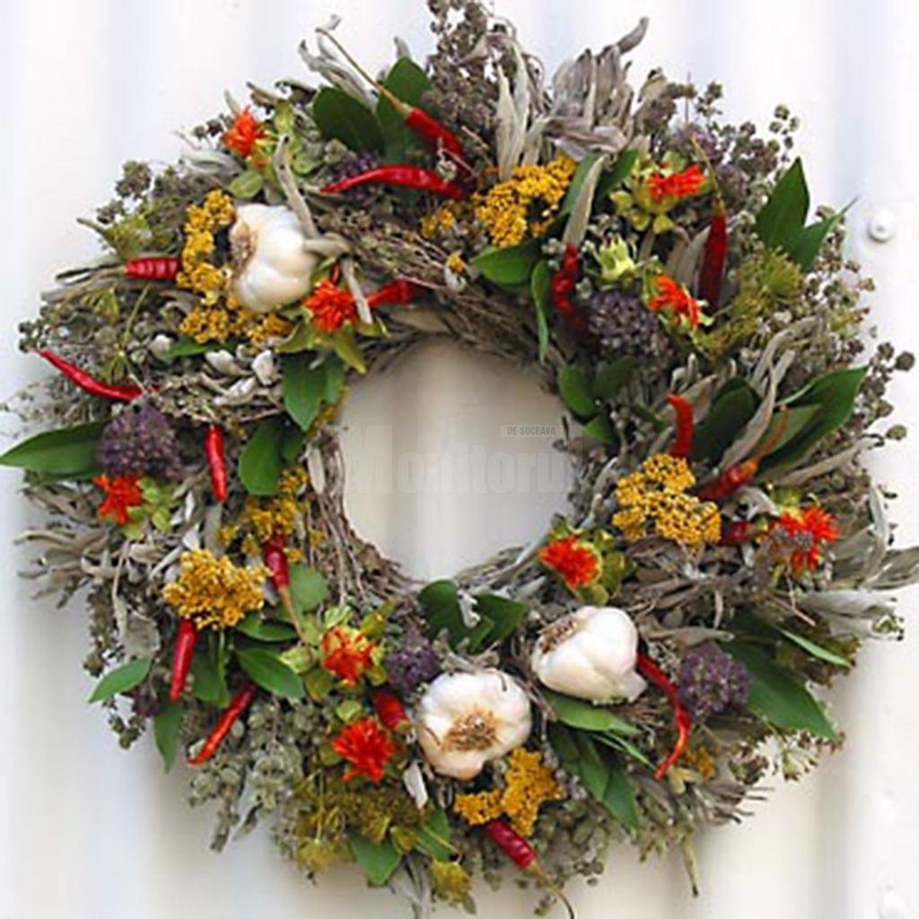 Herbs Wreath in head