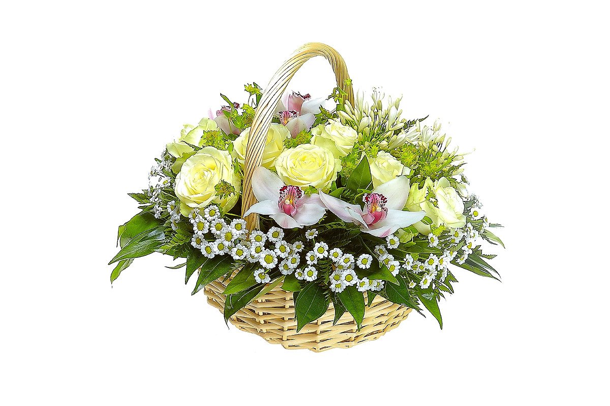 Корзина с цветами