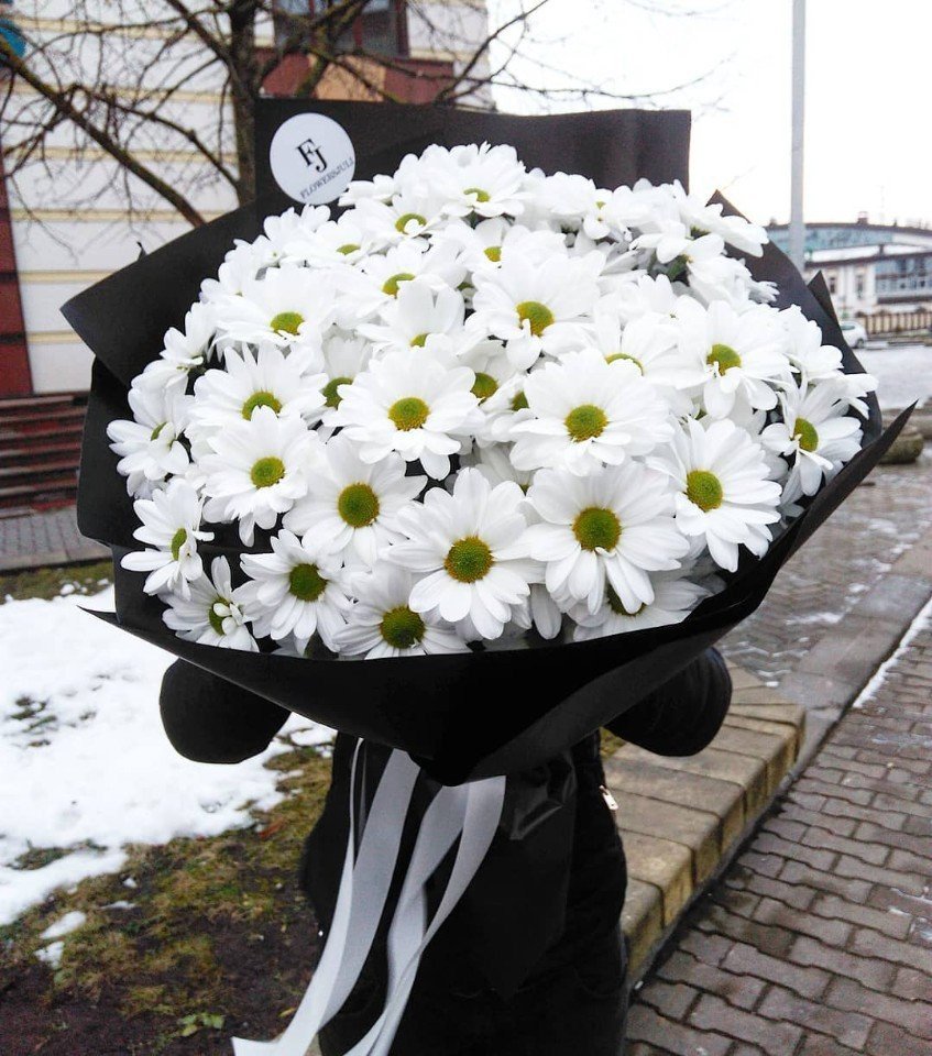 Букет гигант из ромашек