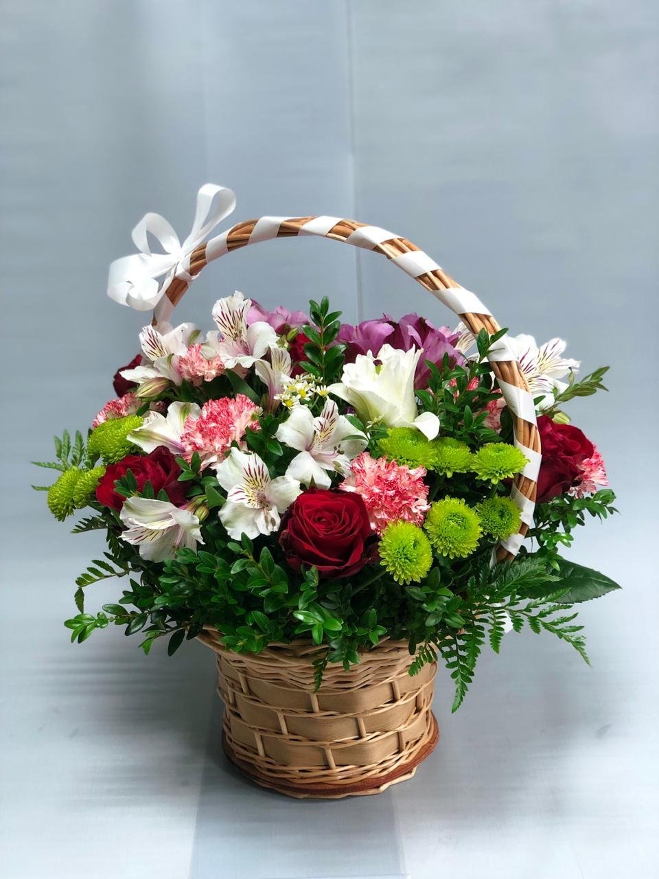 Корзинка с цветами