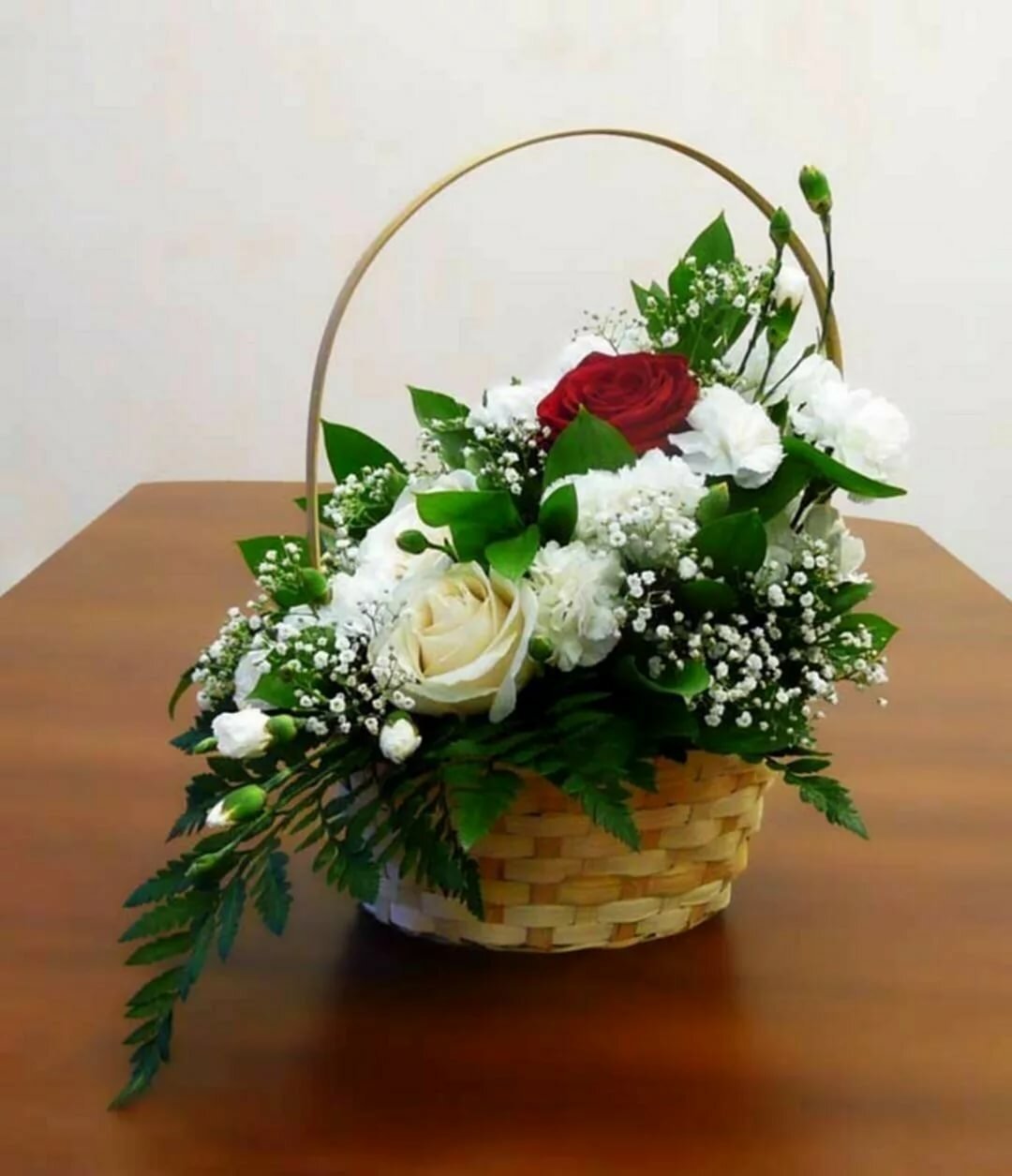 Композиция в корзинке