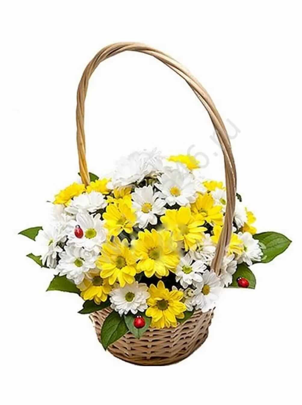 Корзинки с цветами маленькие