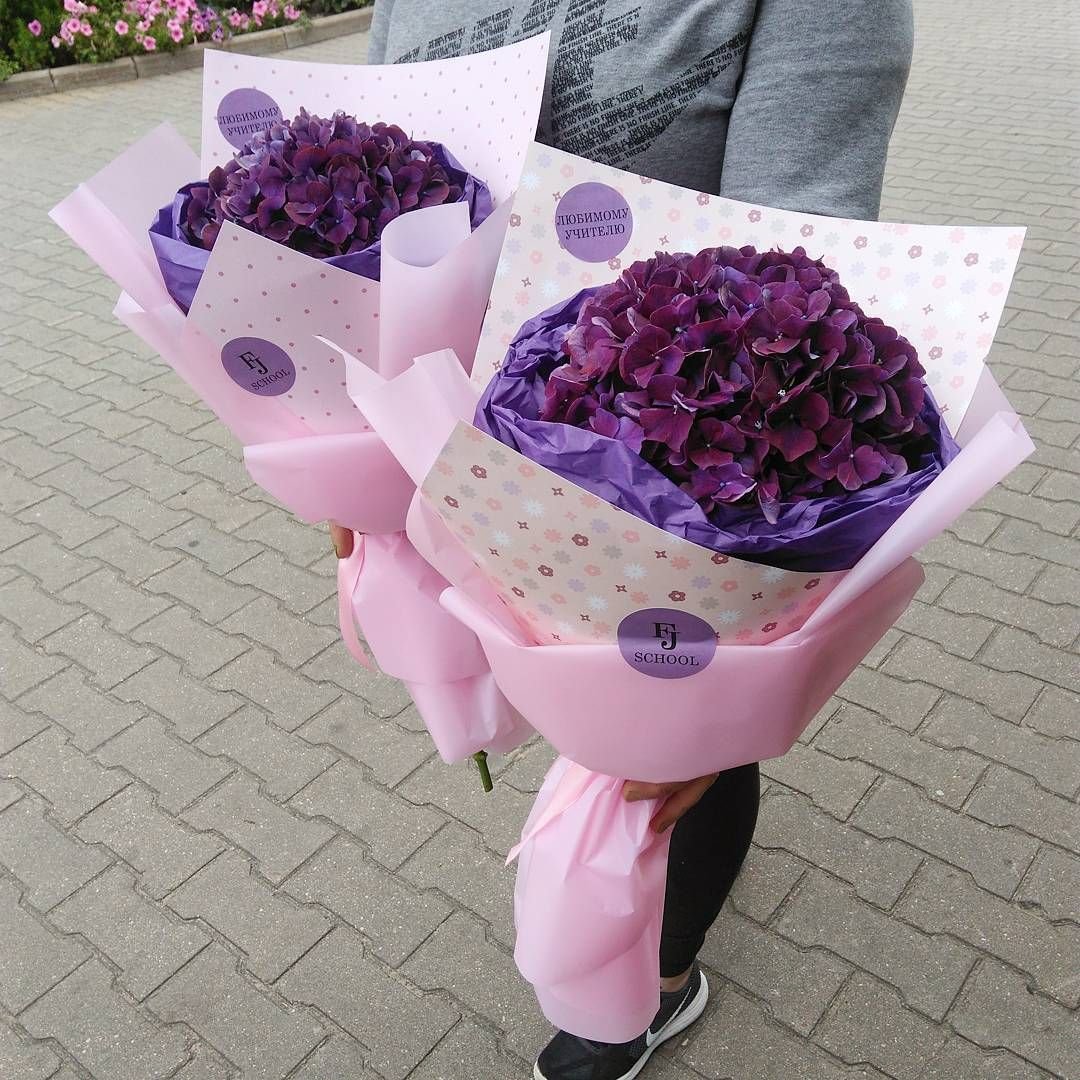 Гортензия букет из одного цветка