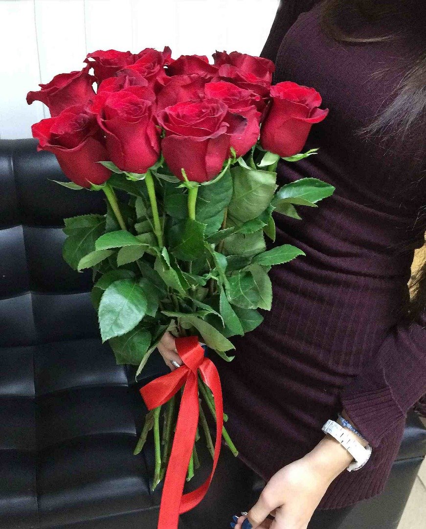 Шикарный букет в руках