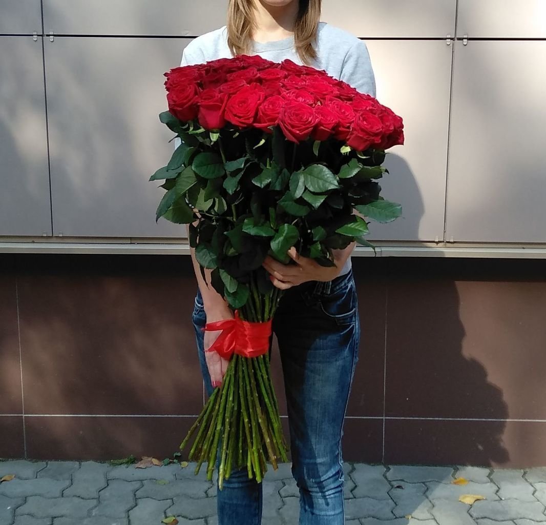 Розы длинные 80