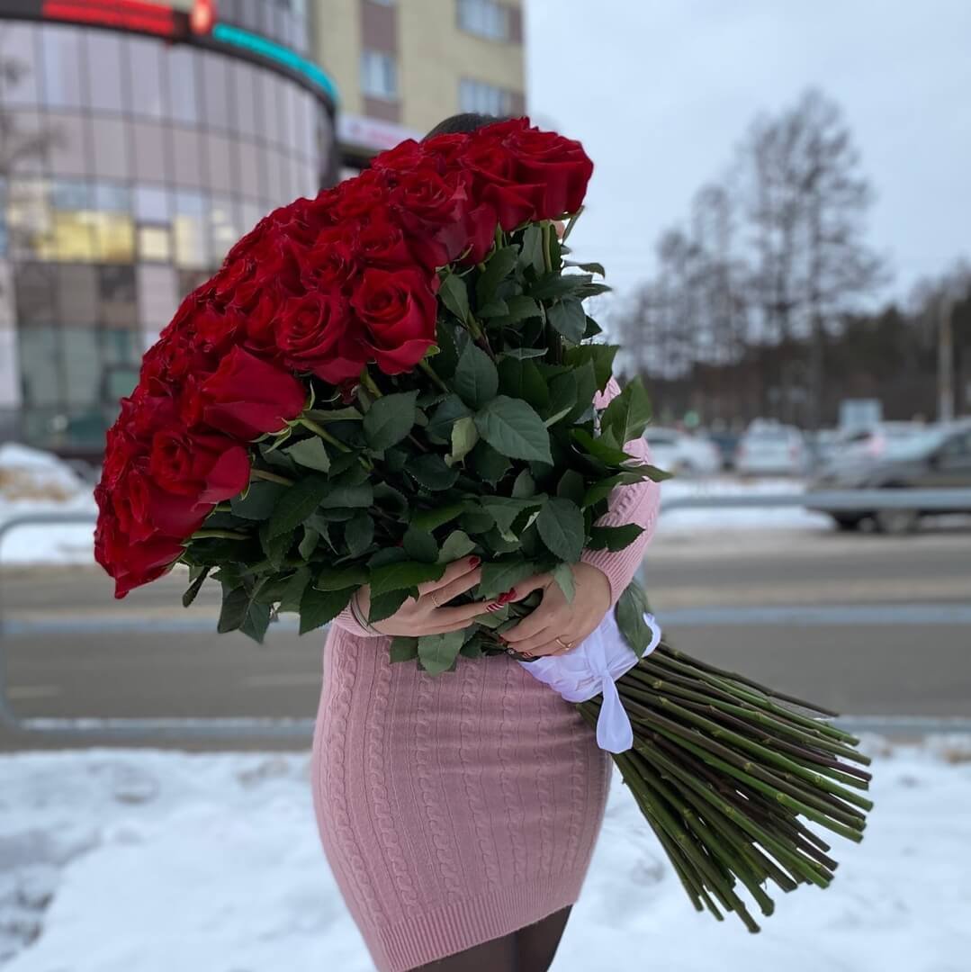 Цветы 15 роз