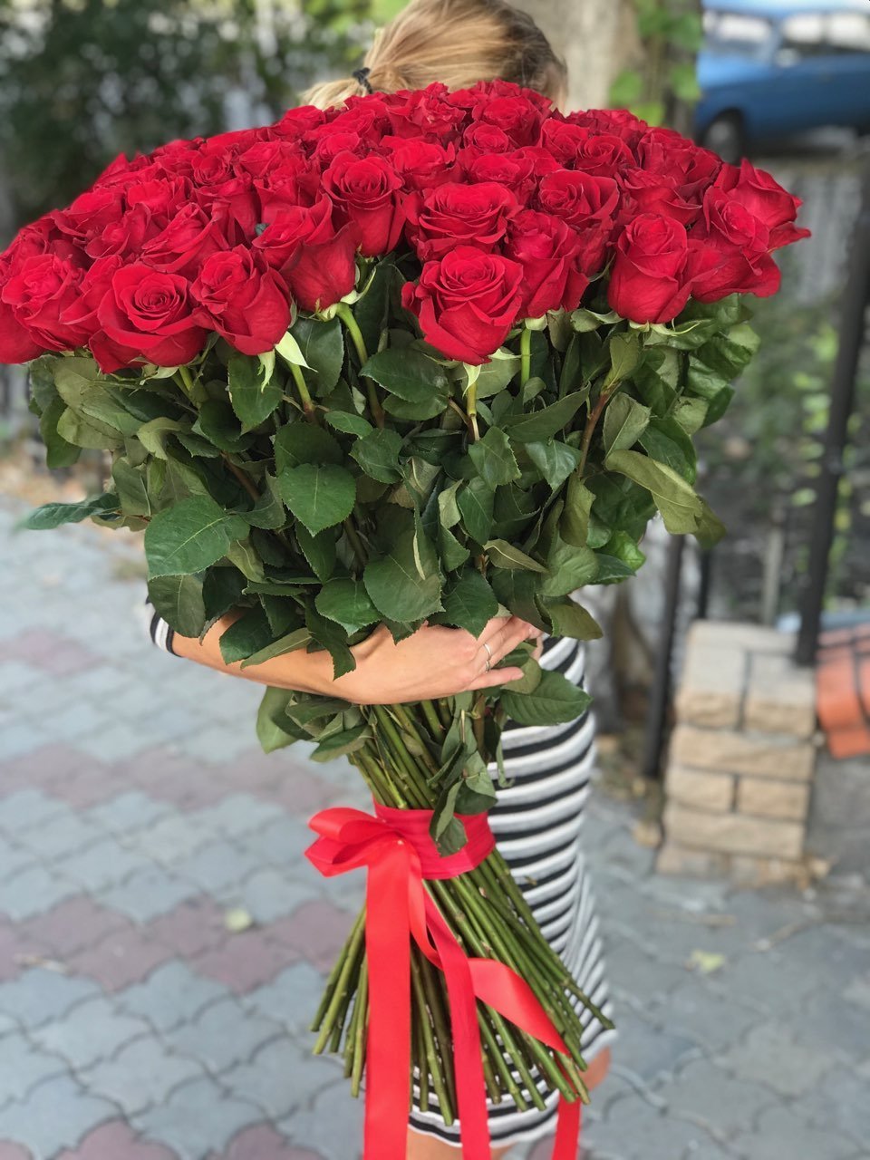 Роза Эквадор 80см