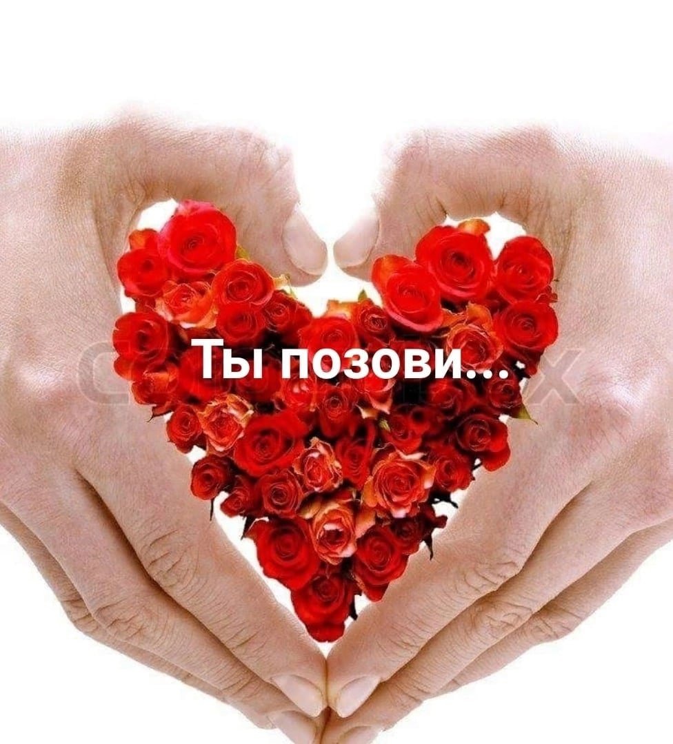 Сердце на ладони с цветком