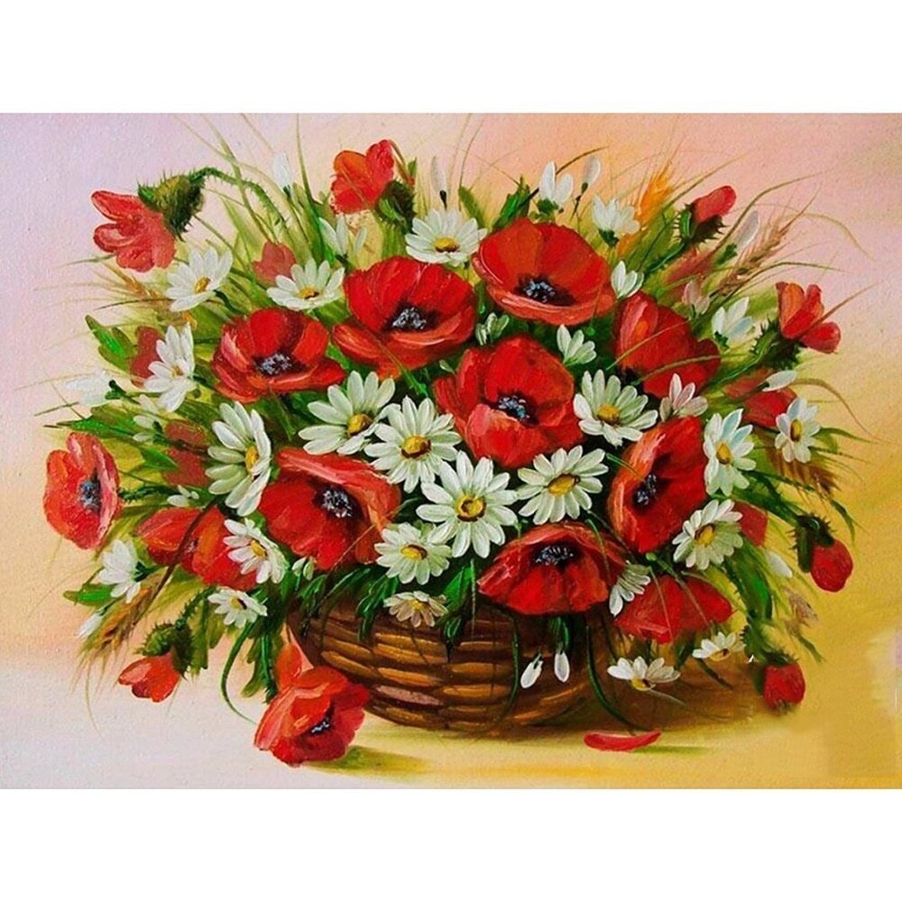 "Букет с маками", Родригес Хосе