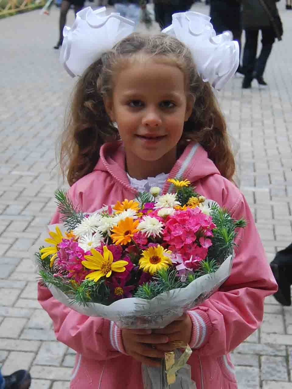 Садовые цветы на первое сентября