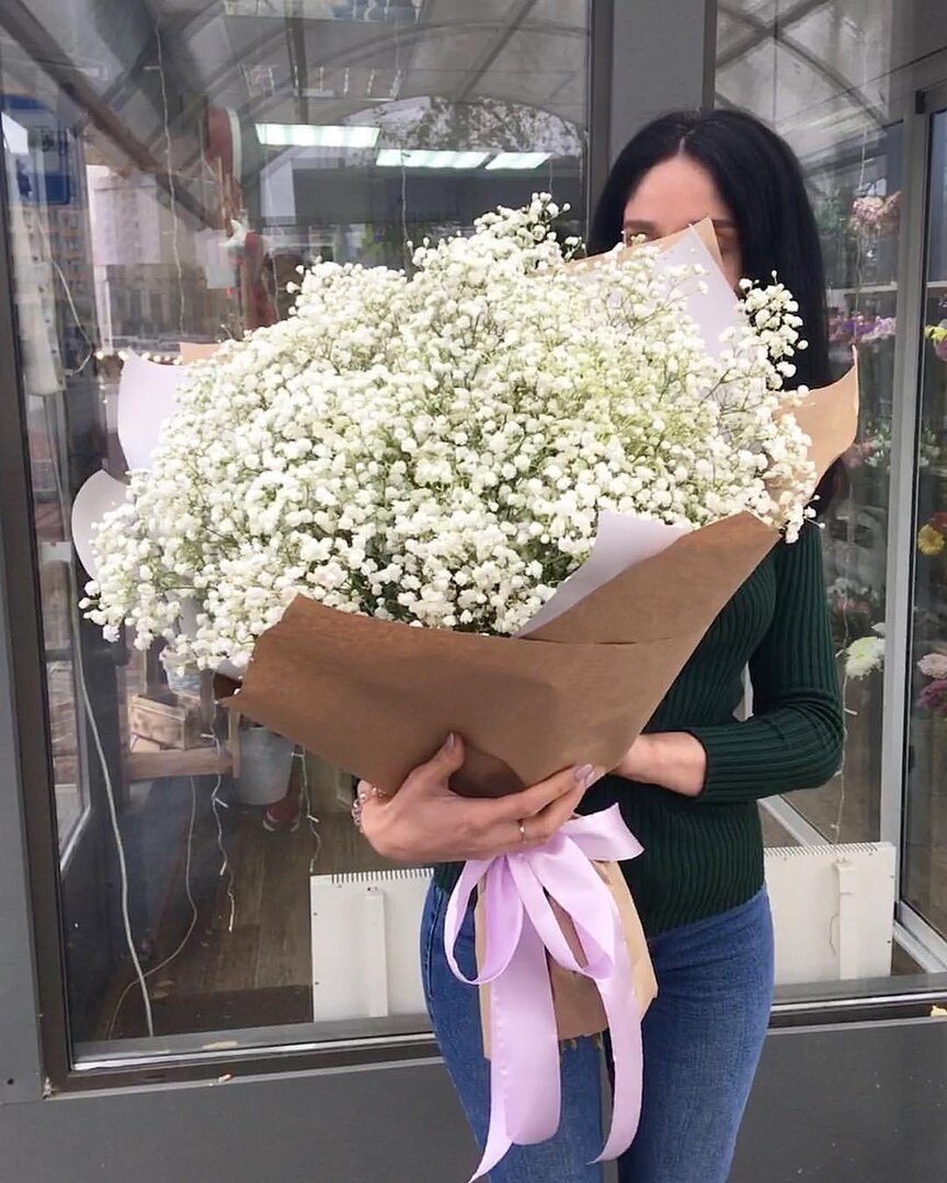 Букет из 15 гипсофил