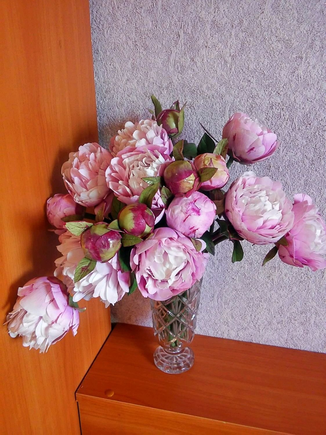 Фоамиран букеты пионы