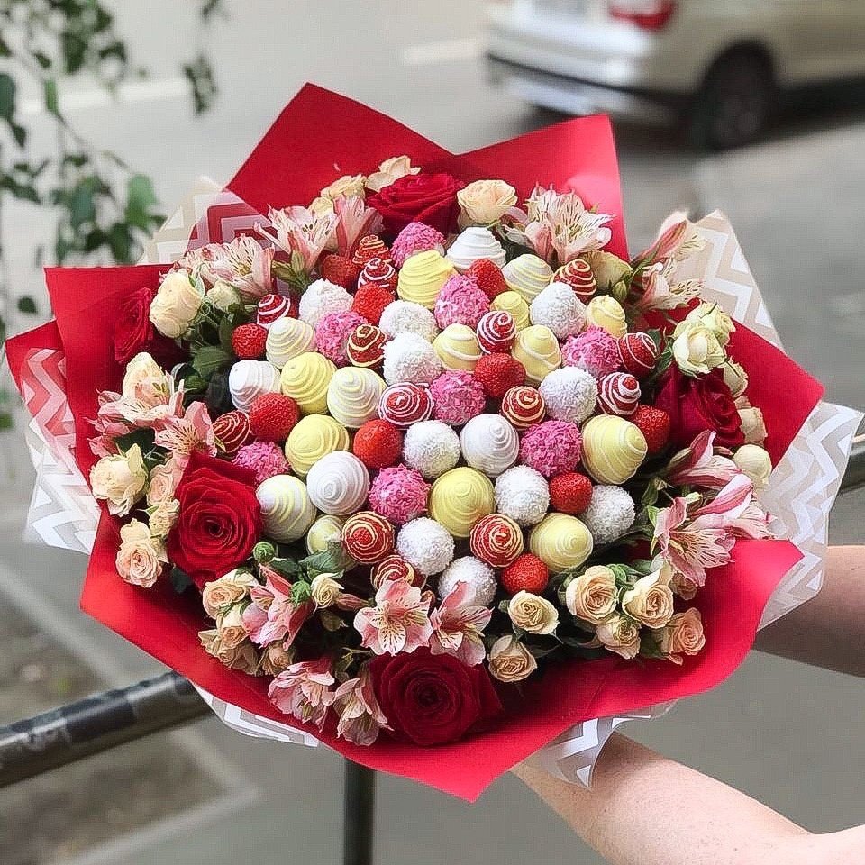Медовый букет для женщины