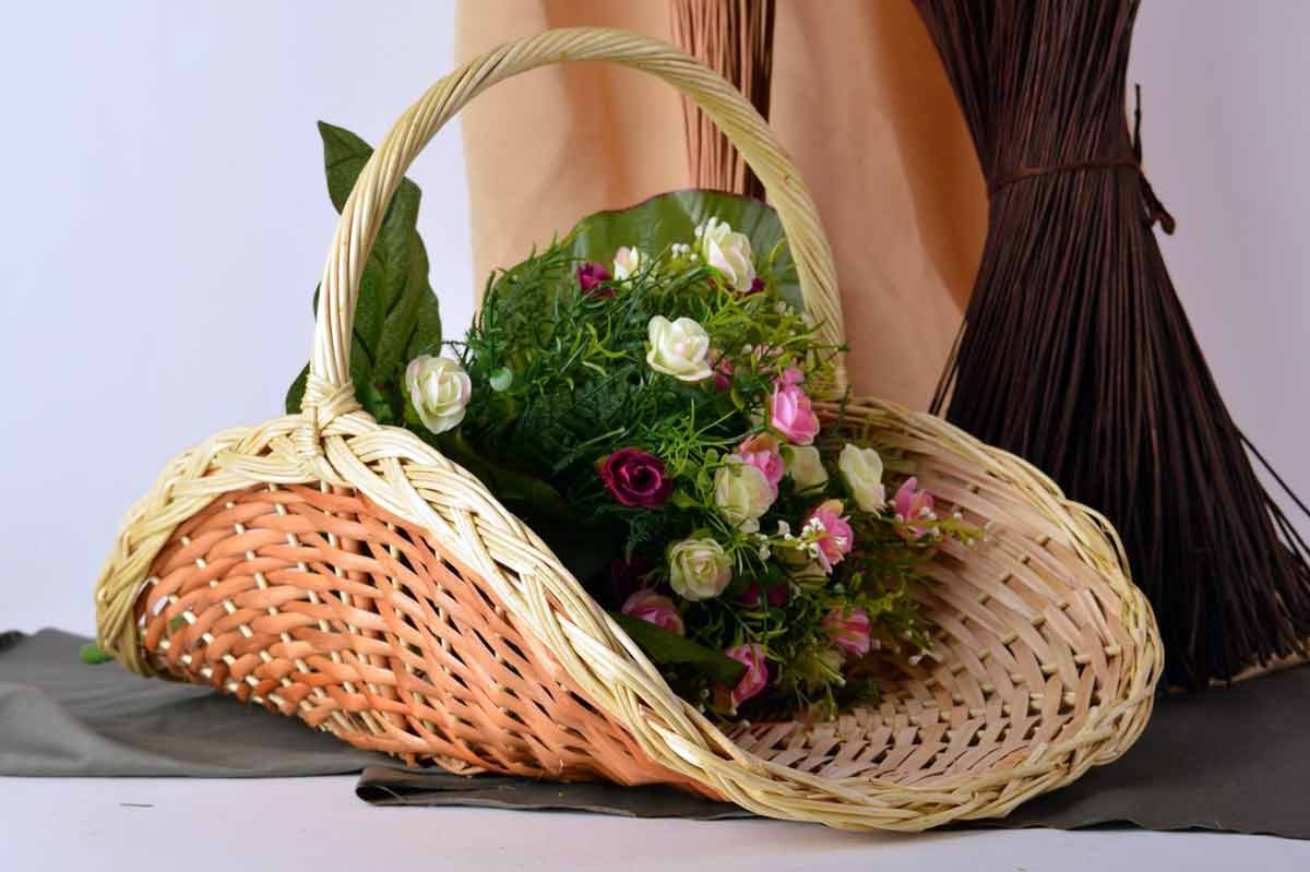 Корзинка плетеная