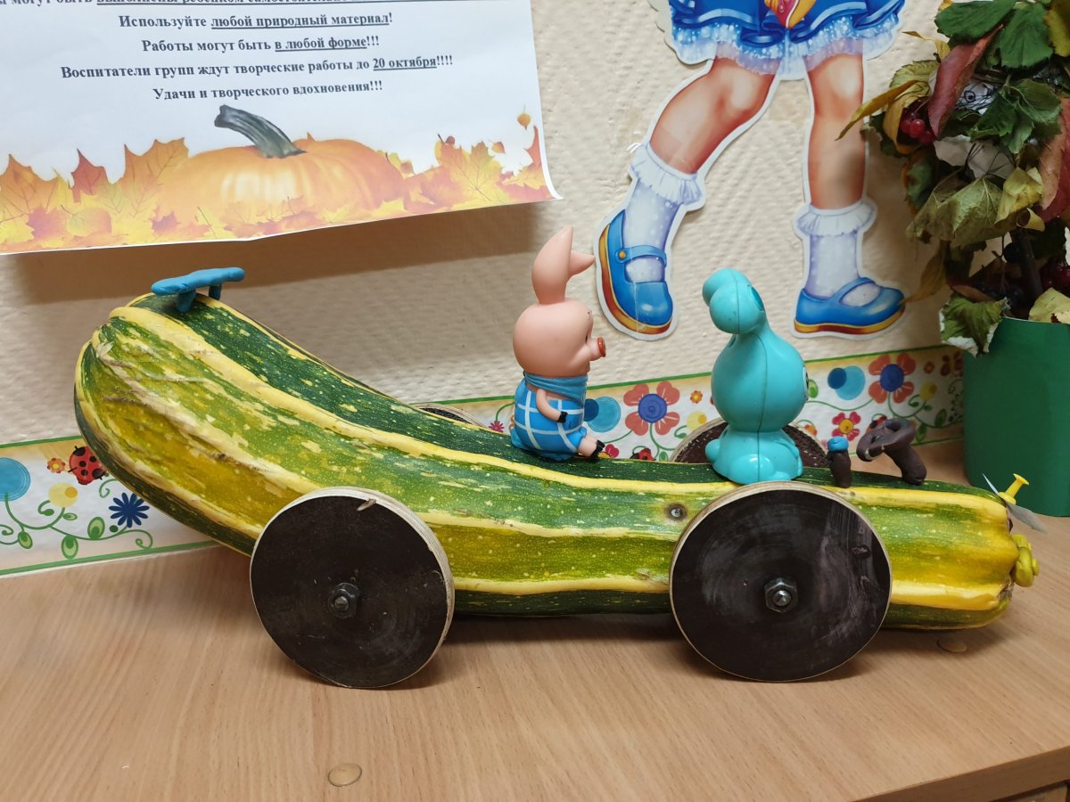 З кабачков поделки