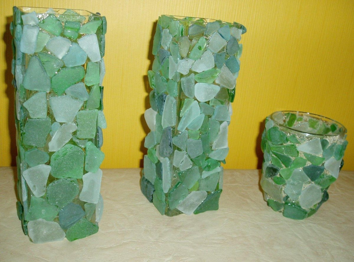 Поделки из стекла