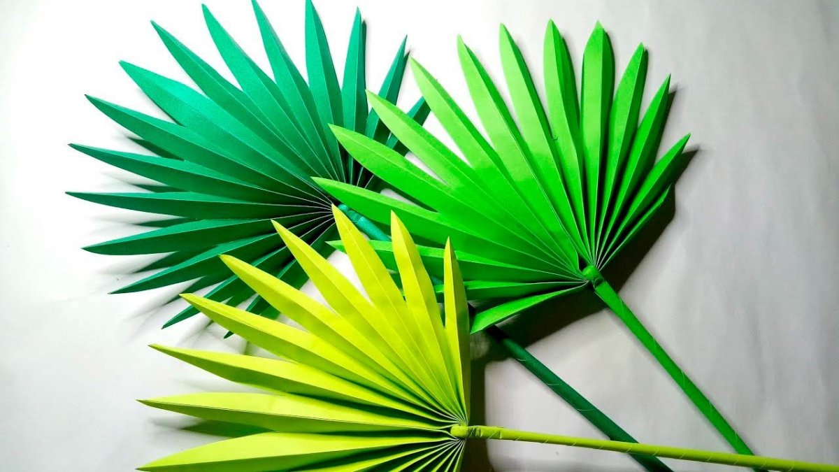 Поделки из пальмовых листьев
