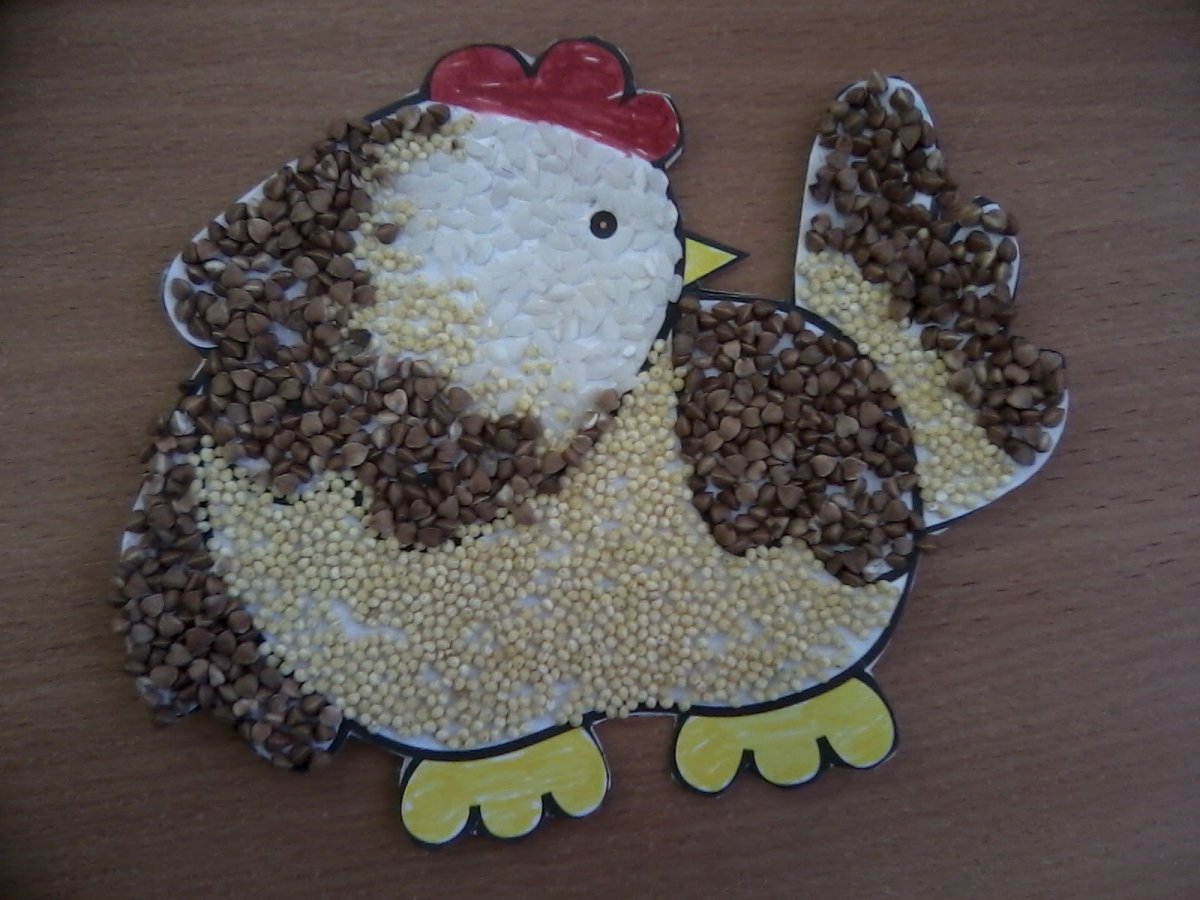 Курочка из крупы