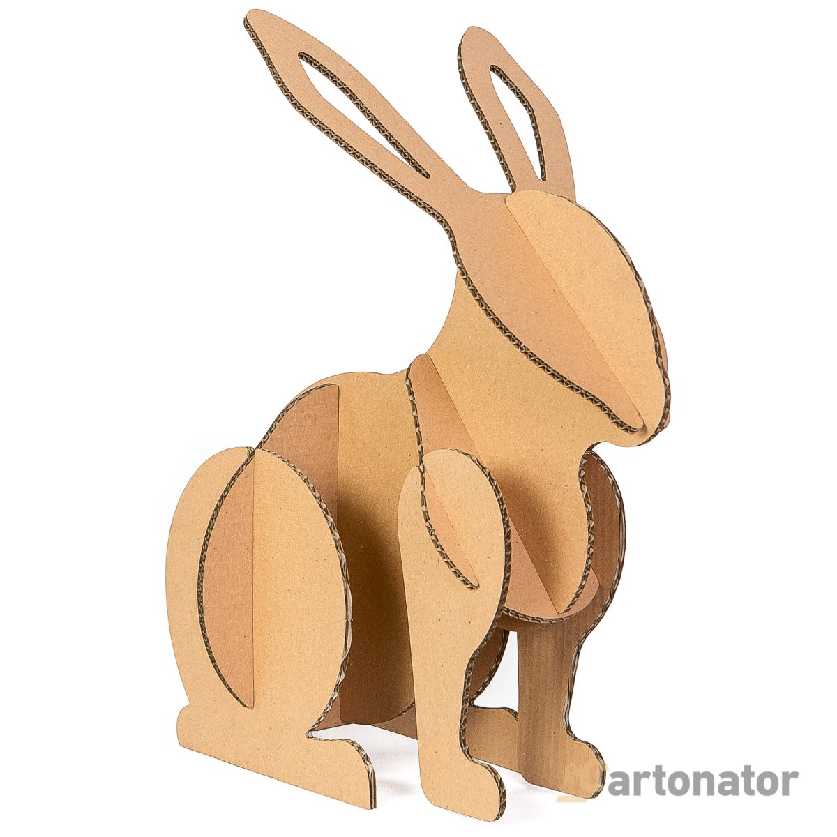 Кролик из гофрокартона