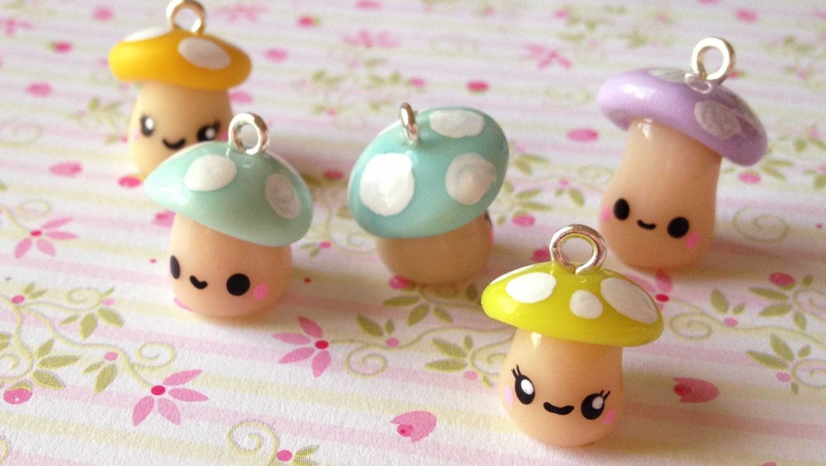 Кавайные фигурки из пластилина