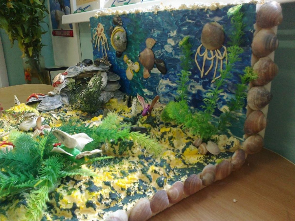 Поделка Морское дно