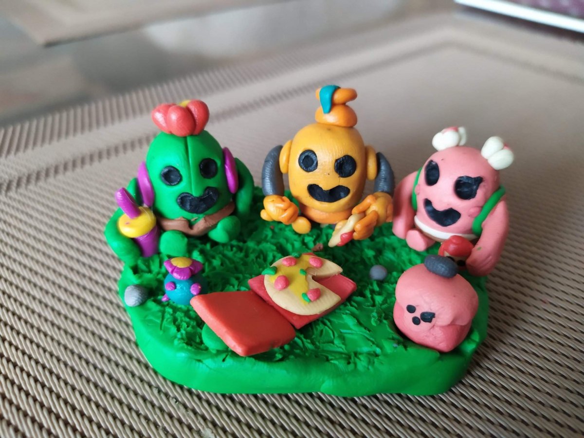 Лепка героев Brawl Stars