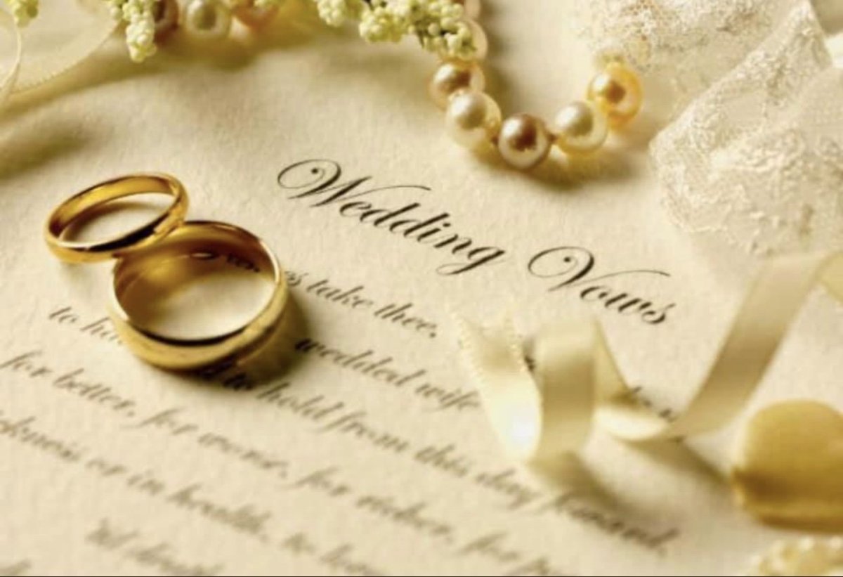 Свадебная клятва невесты жениху