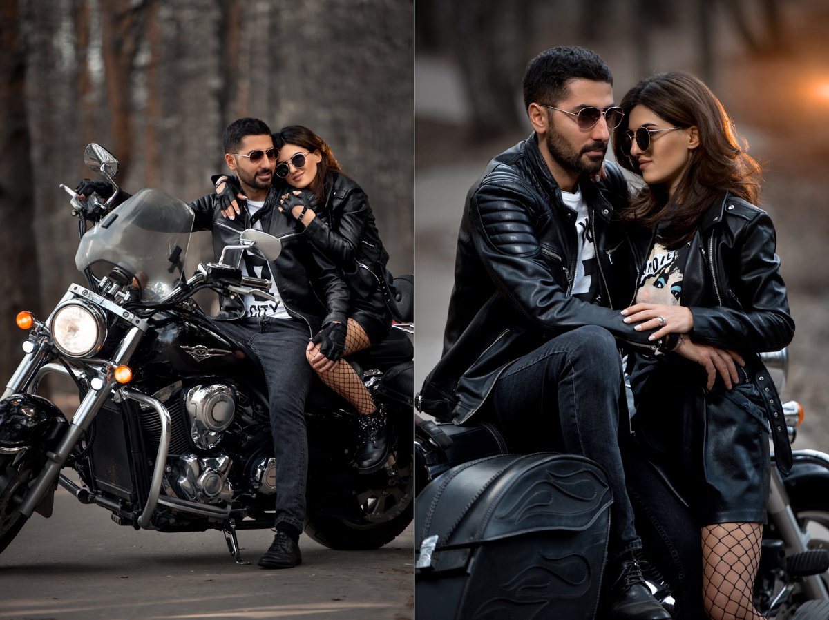 Love story на мотоцикле