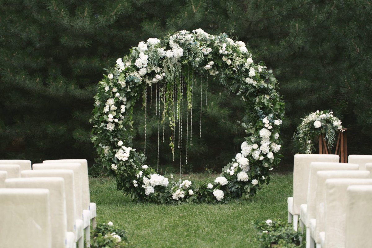 Свадебная арка круг