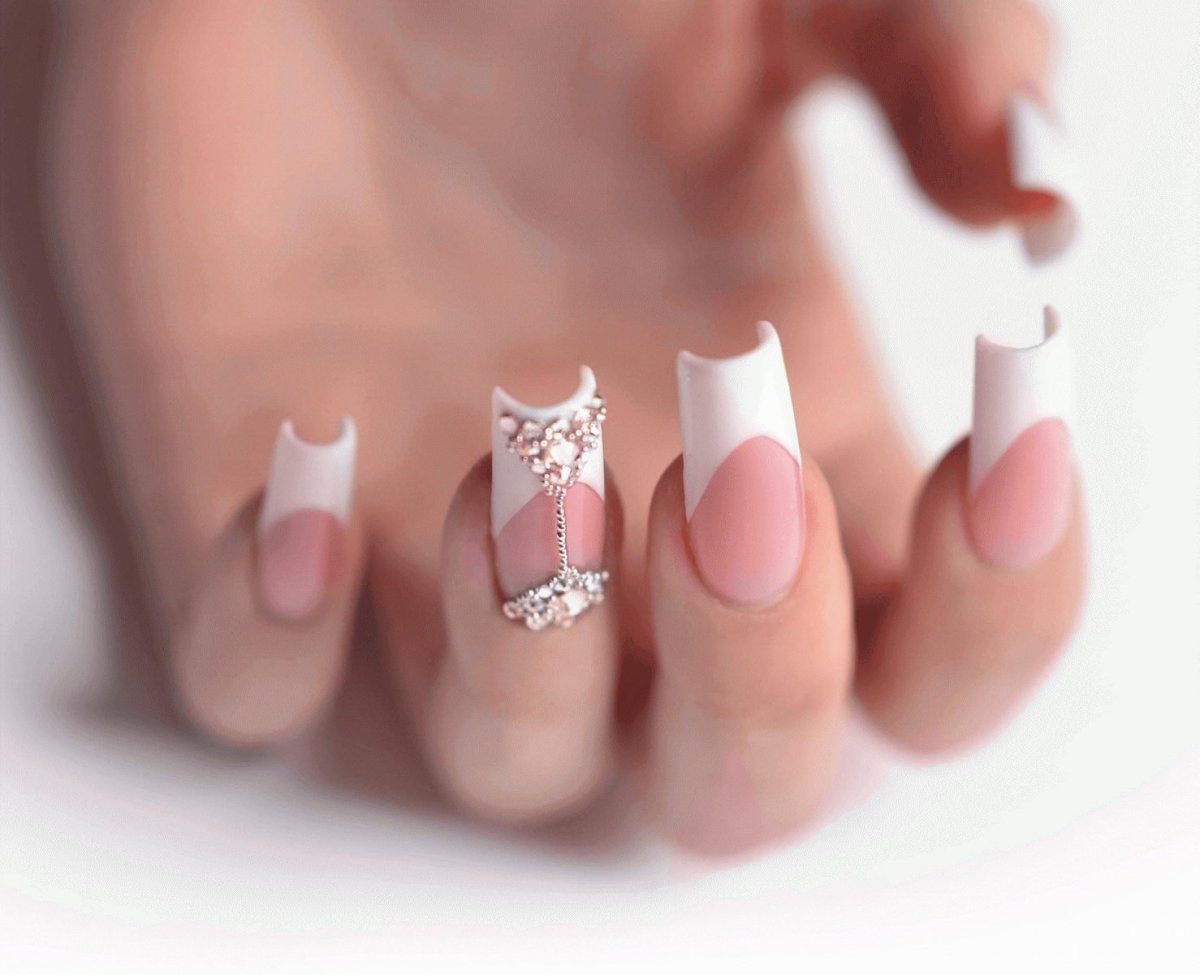 Half French Style Nails