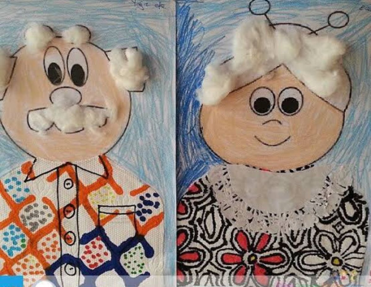 Поделка для бабушки и дедушки