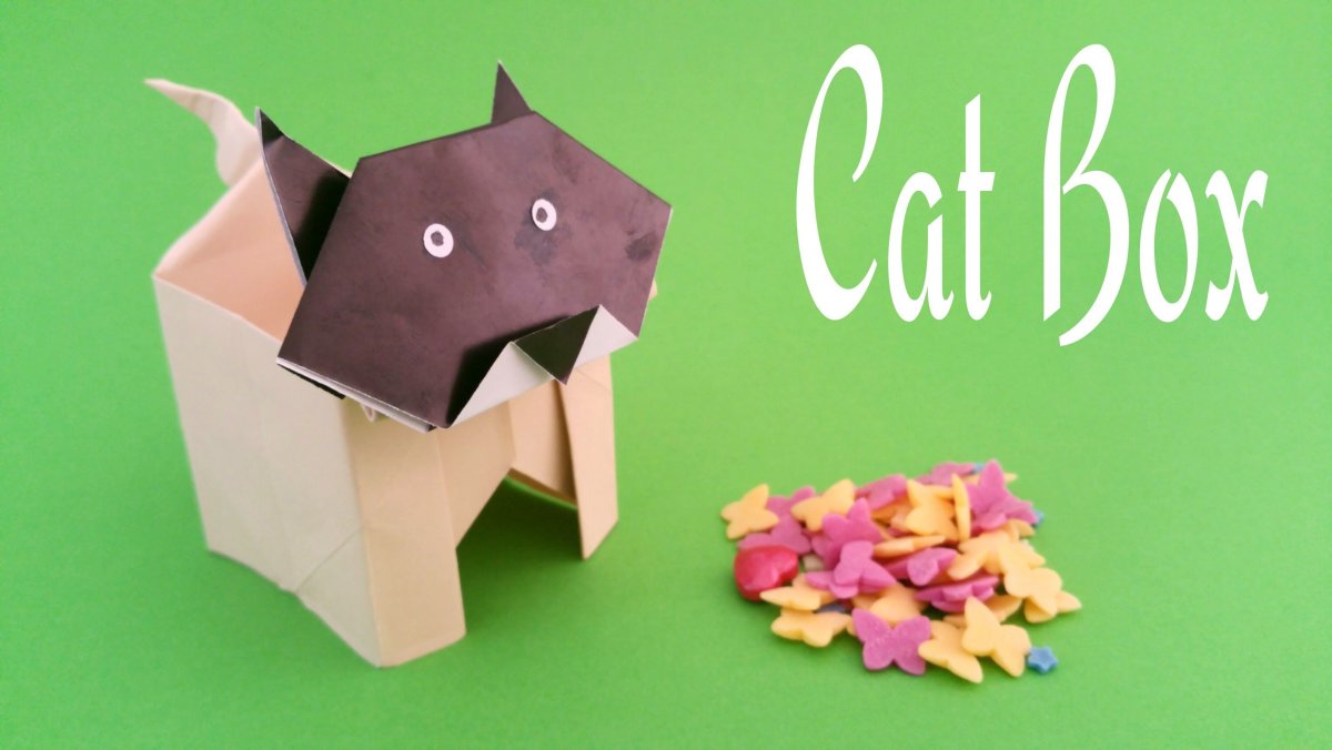 Cat Box оригами