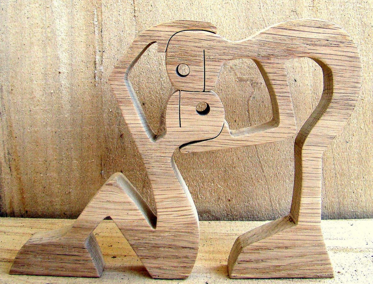 Деревянные фигурки из дерева плоские