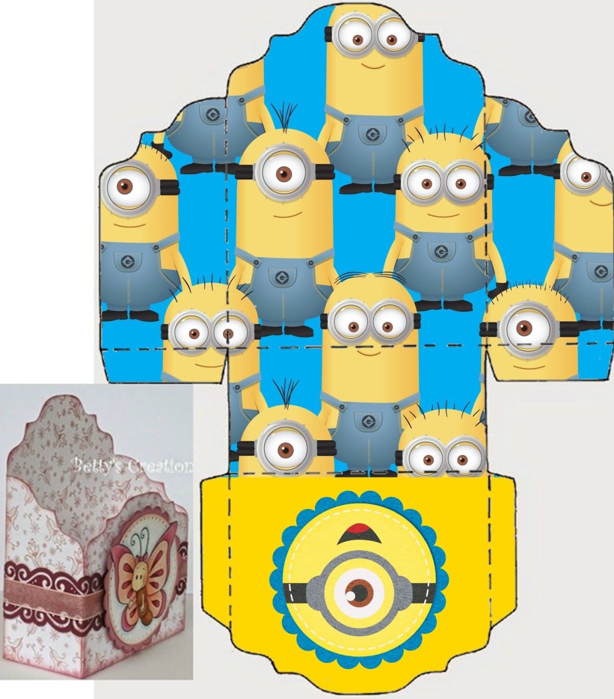 Миньон из бумаги