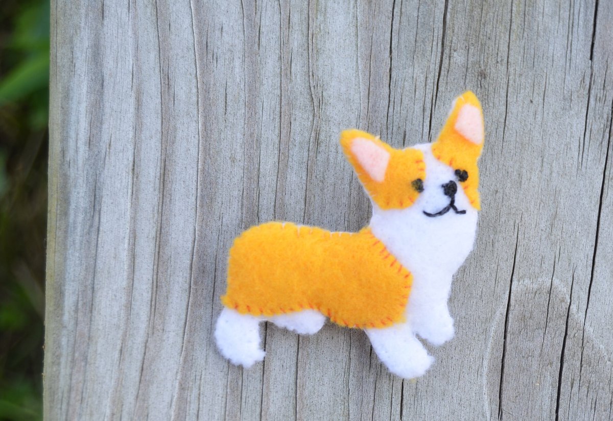 Корги из пряжи