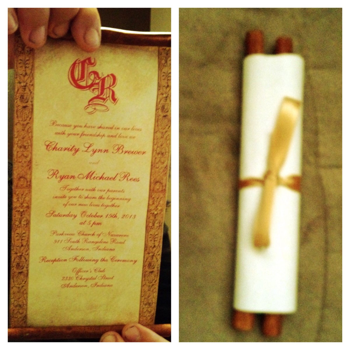 Wedding клятва свечи