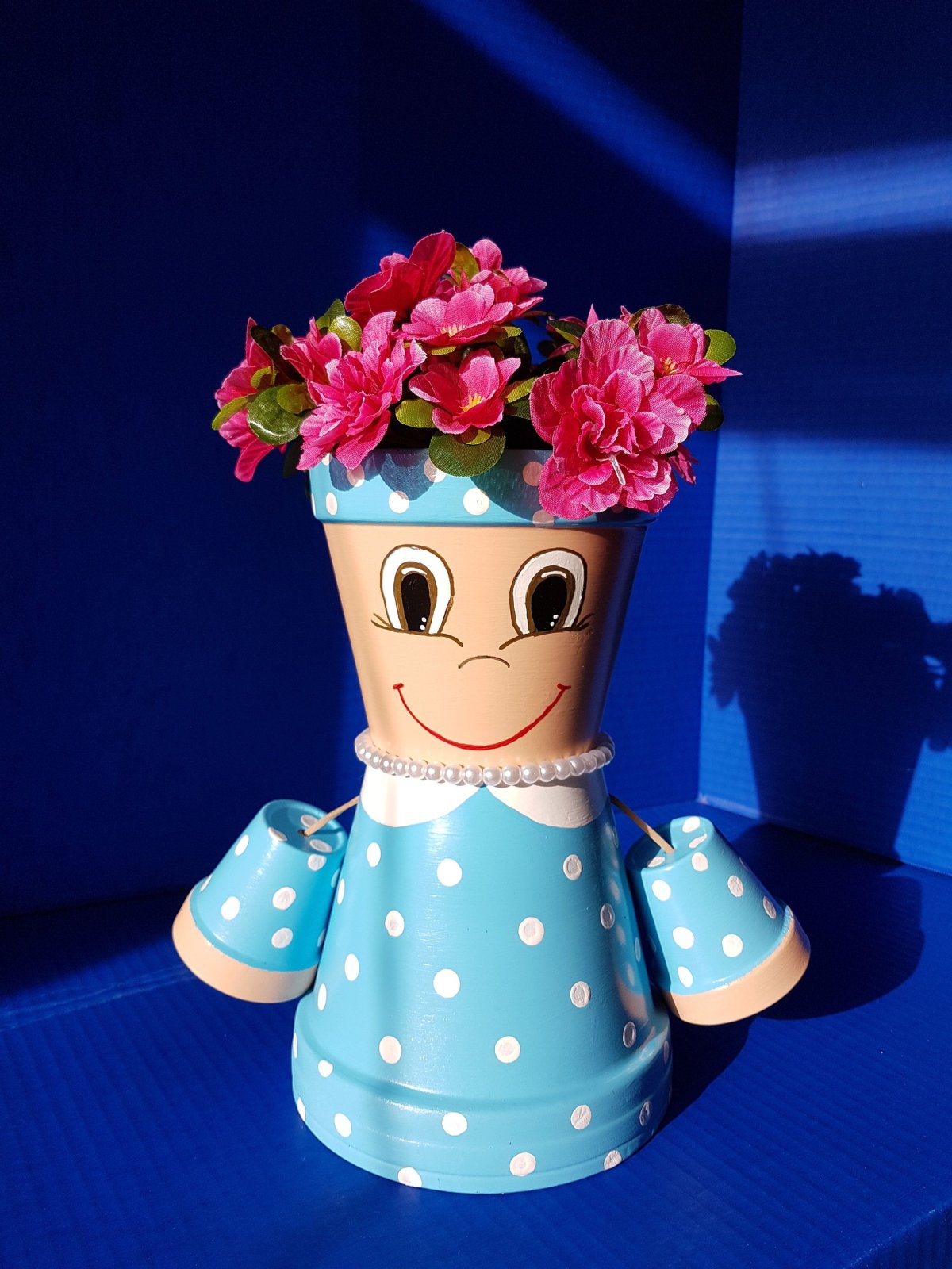 Фигурки из цветочных горшков