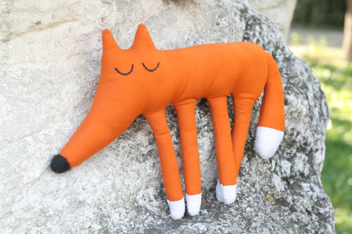 Игрушка Лисичка из ткани