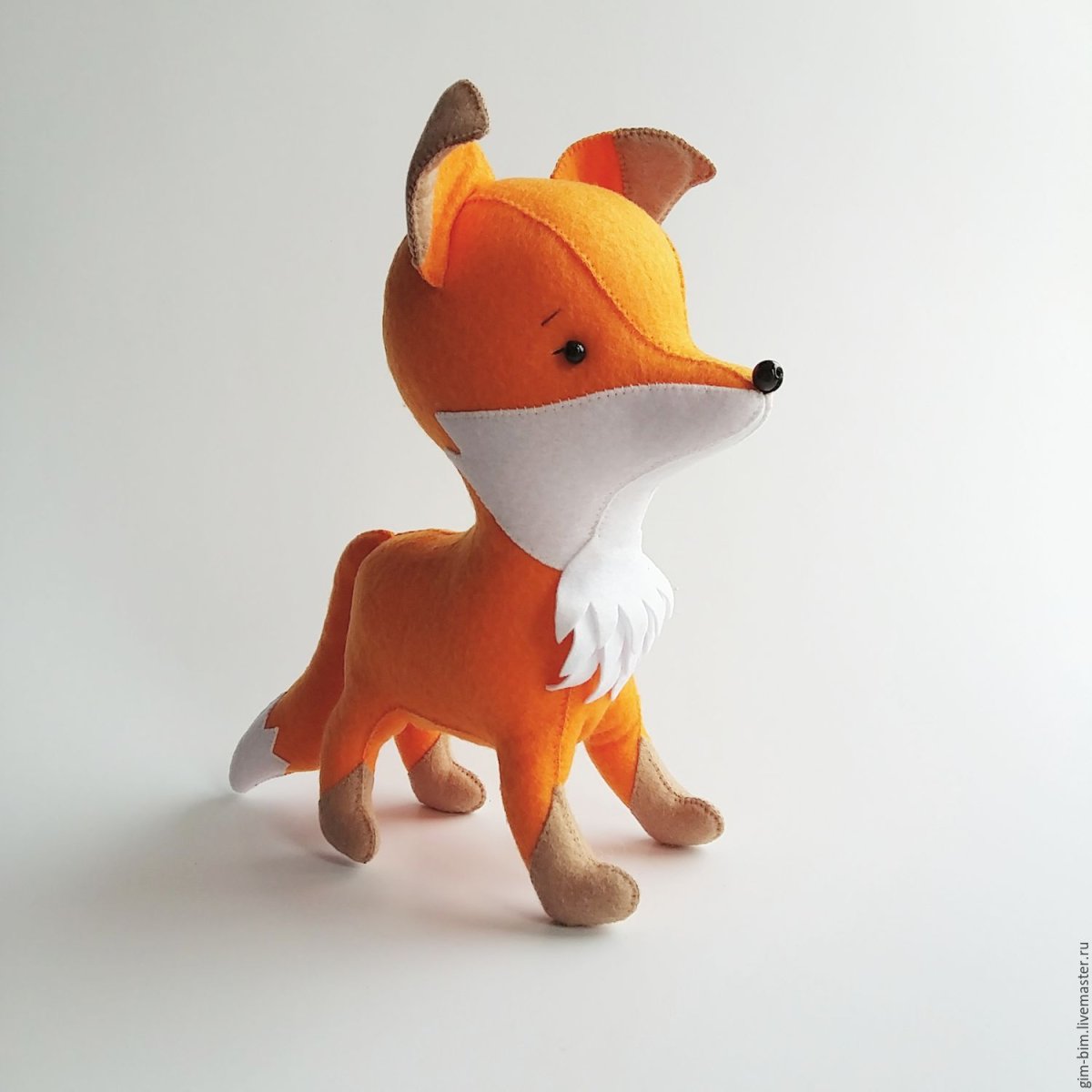 Лиса с веночком игрушка