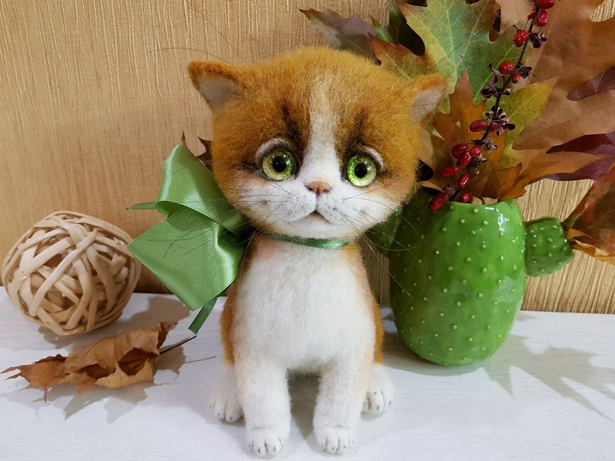 Рыжий котик из Войлока