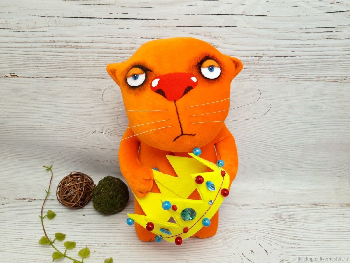 Игрушка кот Вася Ложкин