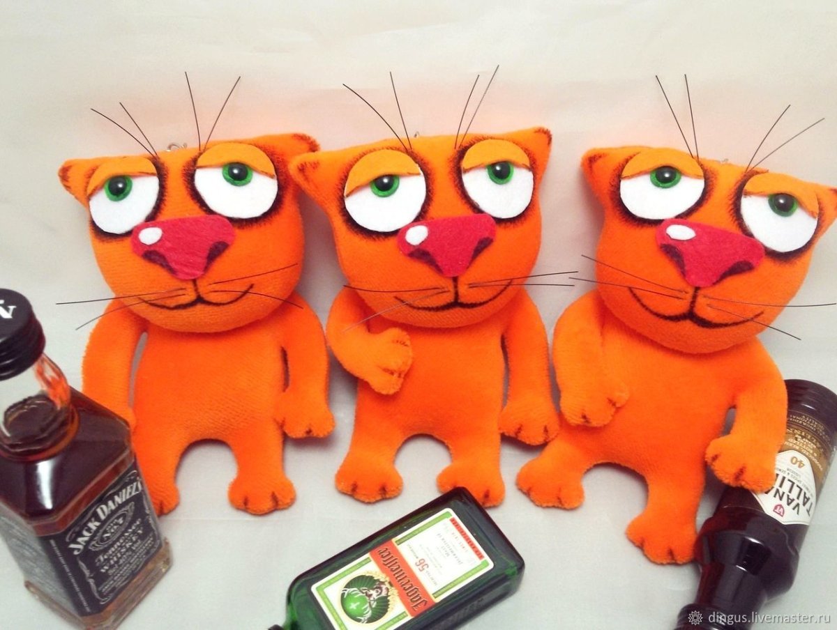 Брелок" кот рыжий"