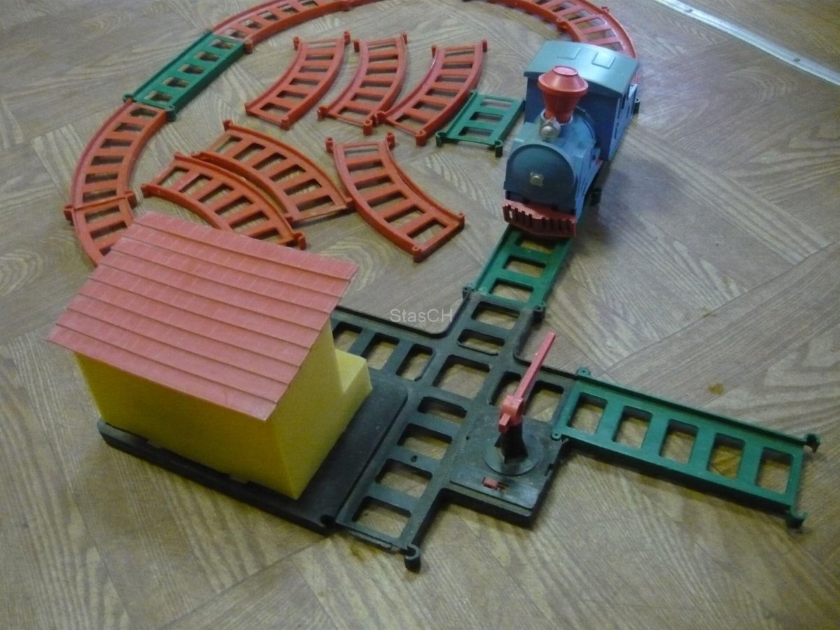 Железная дорога детская СССР 1990г