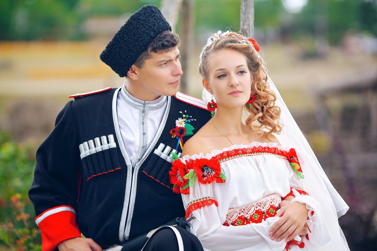 Красивая казачка