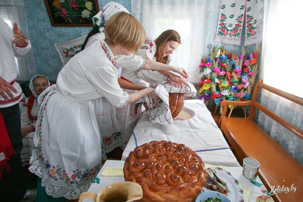 Свадебный каравай на Руси